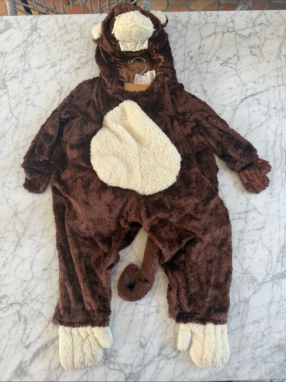 Toddler Monkey Costume Sz 2-3T Silky Soft